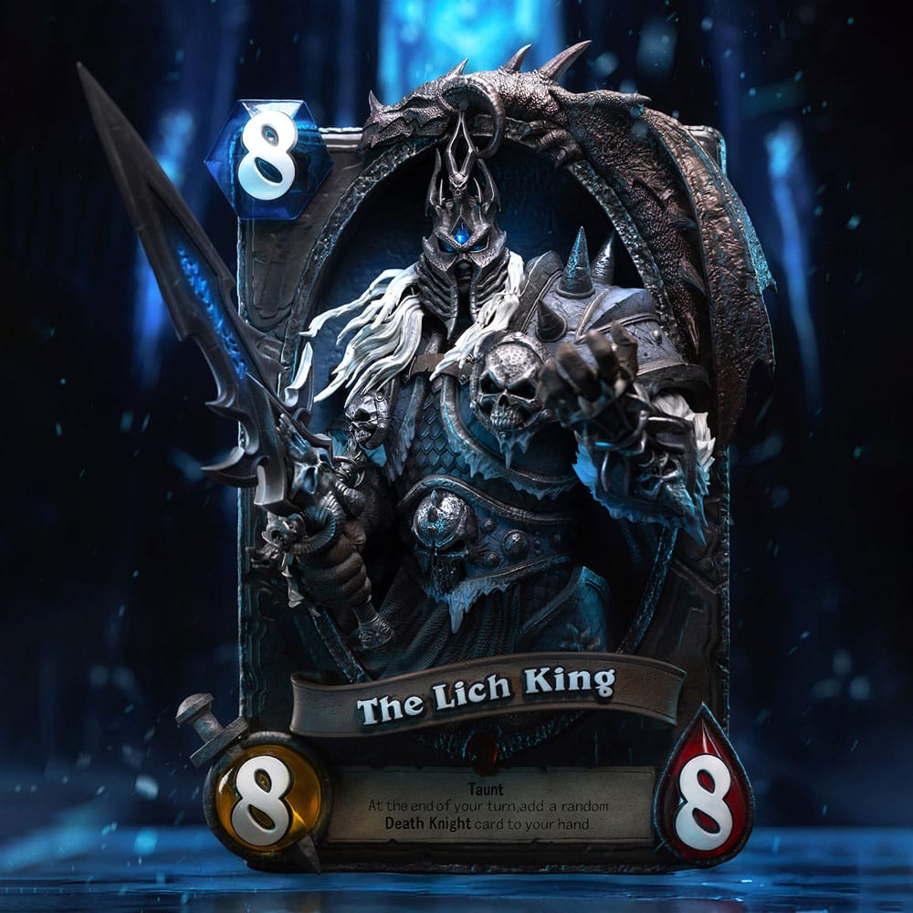 Hearthstone 3D Art Frame Statue The Lich King 31 cm Prizefiguren Yokina
