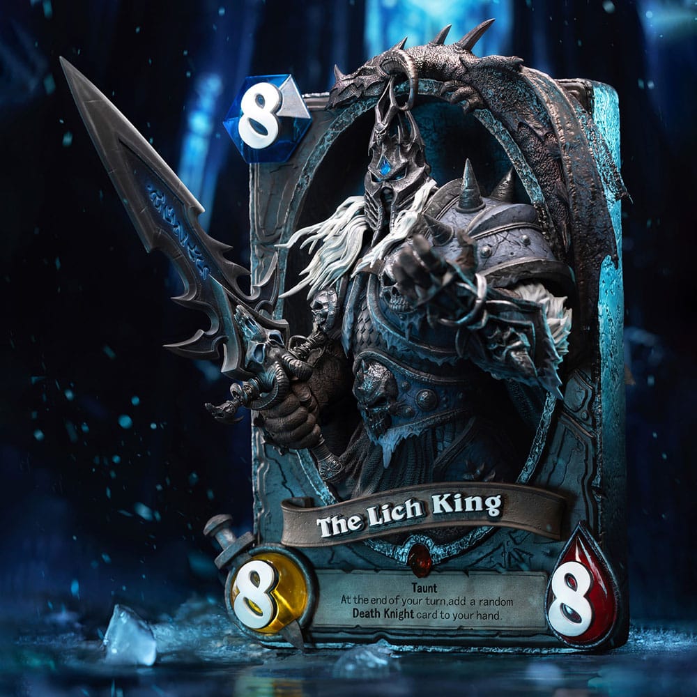 Hearthstone 3D Art Frame Statue The Lich King 31 cm Prizefiguren Yokina