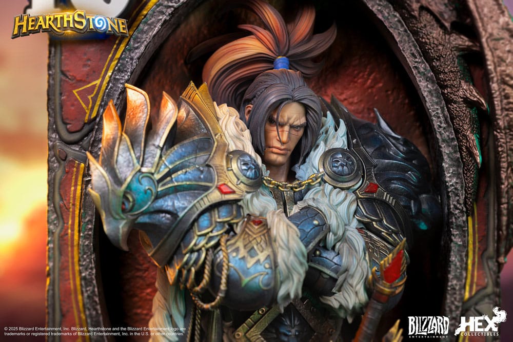 Hearthstone 3D Art Frame Statue Varian Wrynn 31 cm Prizefiguren Yokina