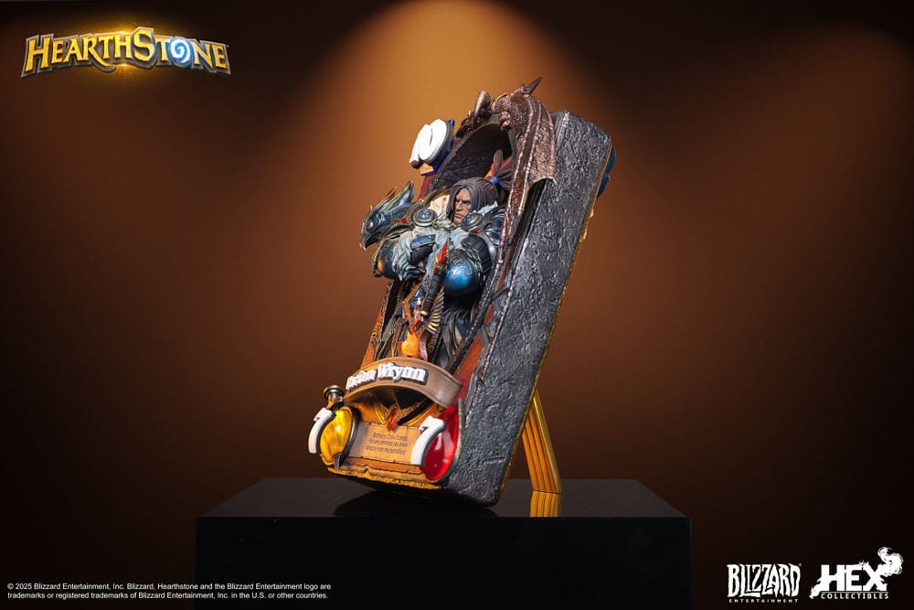 Hearthstone 3D Art Frame Statue Varian Wrynn 31 cm Prizefiguren Yokina
