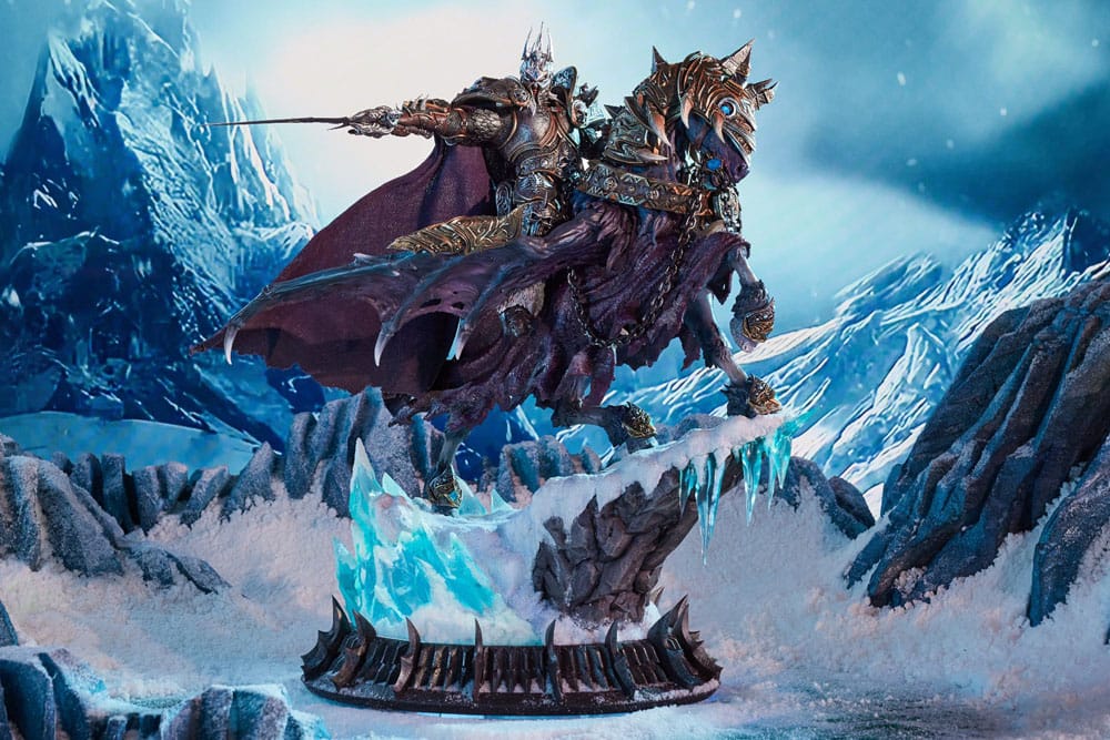 World of Warcraft Statue The Lich King & Invincible 68 cm Prizefiguren Yokina