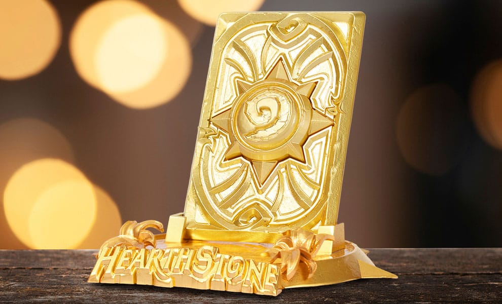 Hearthstone Replika Golden Celebration Card Back 10 cm Scalefiguren Yokina