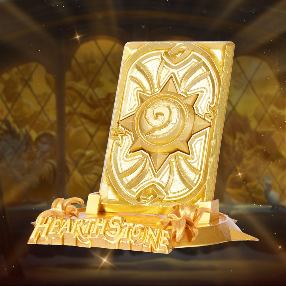 Hearthstone Replika Golden Celebration Card Back 10 cm Scalefiguren Yokina