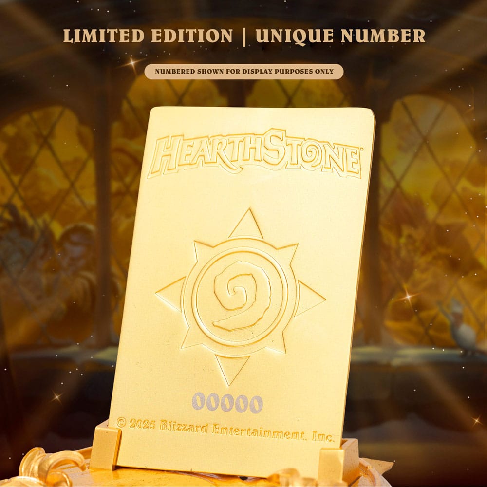 Hearthstone Replika Golden Celebration Card Back 10 cm Scalefiguren Yokina