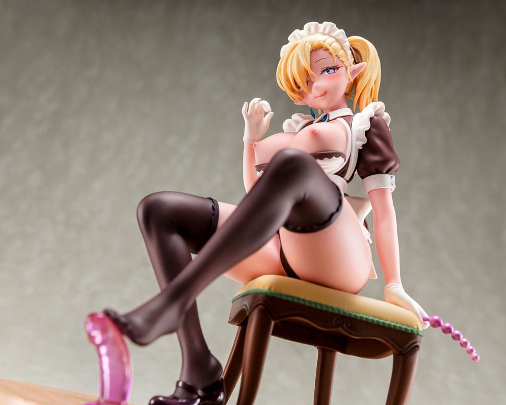 Original Character PVC Statue 1/6 Elf Maid's Sexual Servicing Louche 18 cm Hentai Yokina