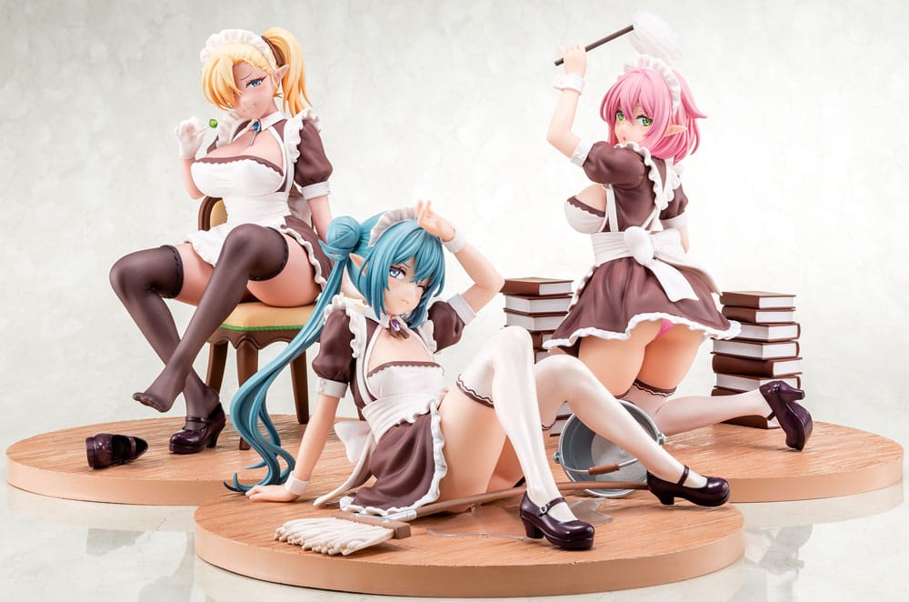 Original Character PVC Statue 1/6 Elf Maid's Sexual Servicing Louche 18 cm Hentai Yokina