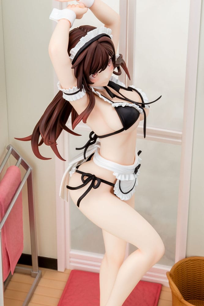 Rent-A-Girlfriend PVC Statue 1/6 Chizuru Mizuhara Maid Bikini ni Okigae 30 cm Scalefiguren Yokina