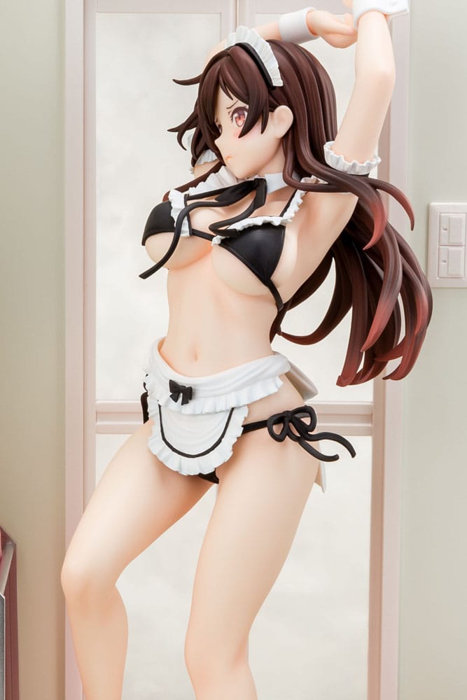 Rent-A-Girlfriend PVC Statue 1/6 Chizuru Mizuhara Maid Bikini ni Okigae 30 cm Scalefiguren Yokina