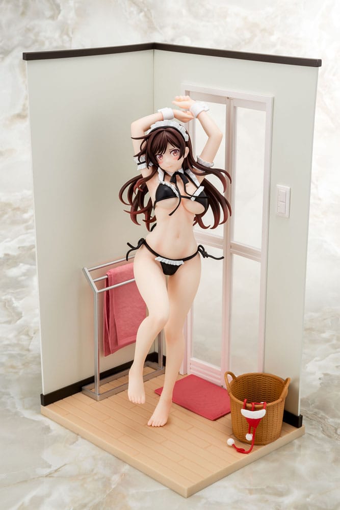 Rent-A-Girlfriend PVC Statue 1/6 Chizuru Mizuhara Maid Bikini ni Okigae 30 cm Scalefiguren Yokina