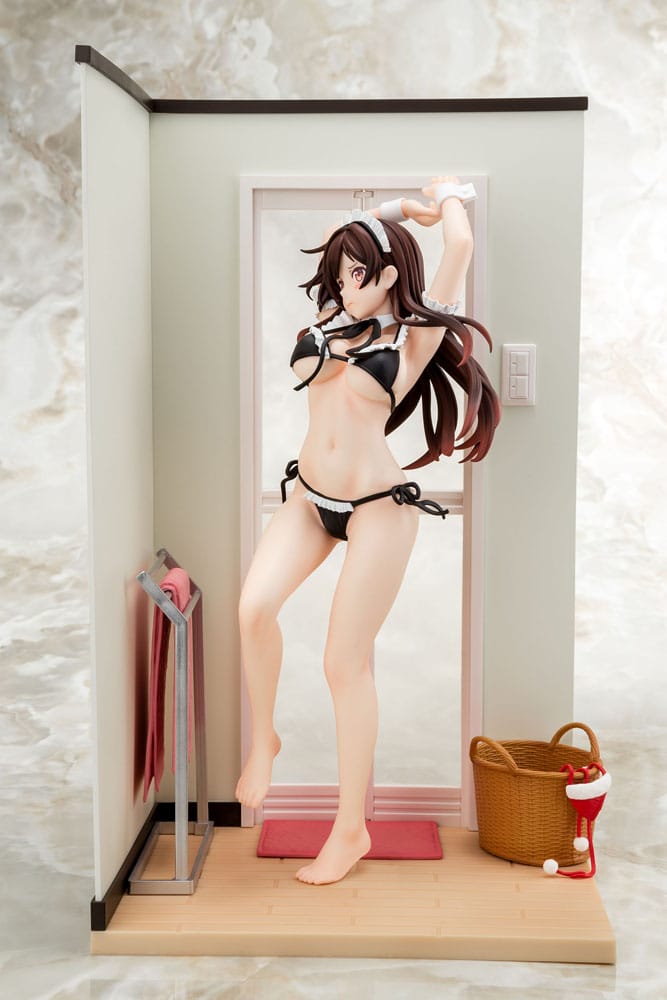Rent-A-Girlfriend PVC Statue 1/6 Chizuru Mizuhara Maid Bikini ni Okigae 30 cm Scalefiguren Yokina