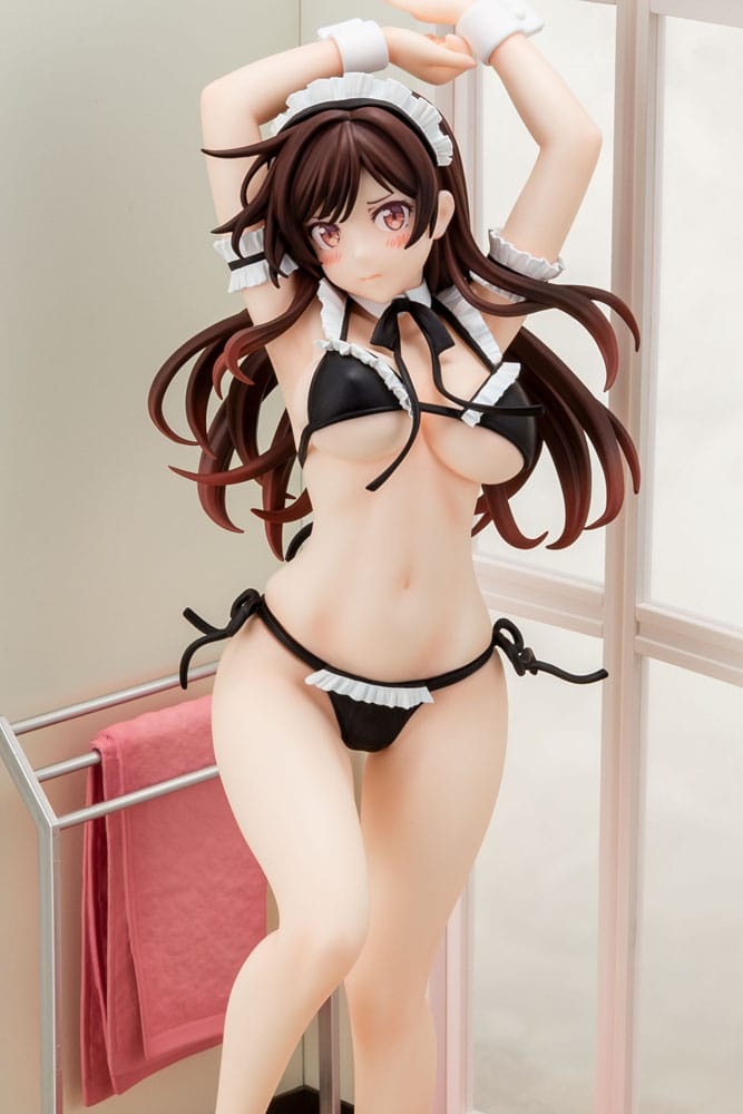 Rent-A-Girlfriend PVC Statue 1/6 Chizuru Mizuhara Maid Bikini ni Okigae 30 cm Scalefiguren Yokina