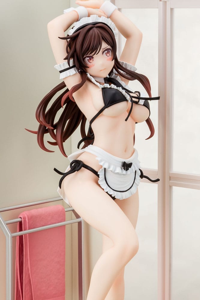 Rent-A-Girlfriend PVC Statue 1/6 Chizuru Mizuhara Maid Bikini ni Okigae 30 cm Scalefiguren Yokina