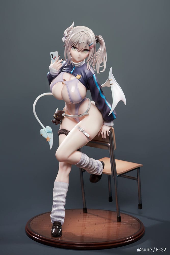Original Character PVC Statue 1/6 Yuki Shinomiya Silent Gal Succubus 25 cm Scalefiguren Yokina