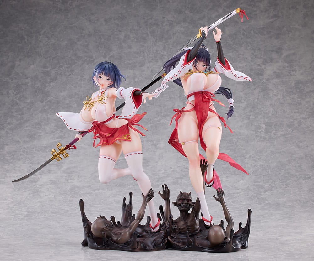 Original Character Statuen 2er-Set 1/6 Sakuya Todo & Iori Todo Hentai Yokina