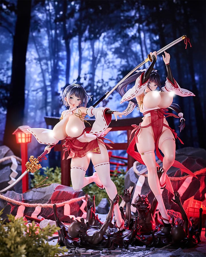 Original Character Statuen 2er-Set 1/6 Sakuya Todo & Iori Todo Hentai Yokina