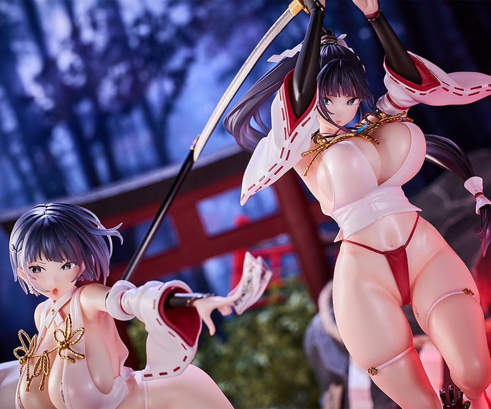 Original Character Statuen 2er-Set 1/6 Sakuya Todo & Iori Todo Hentai Yokina
