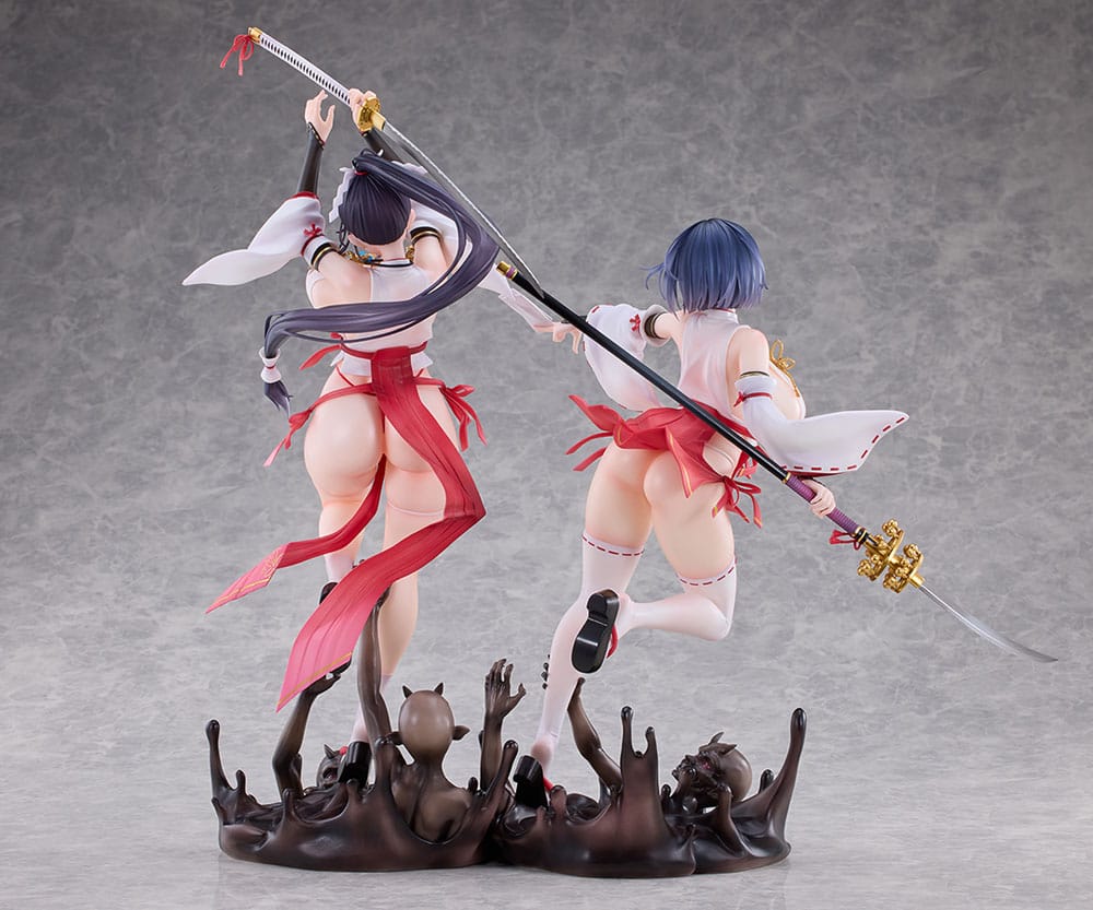 Original Character Statuen 2er-Set 1/6 Sakuya Todo & Iori Todo Hentai Yokina