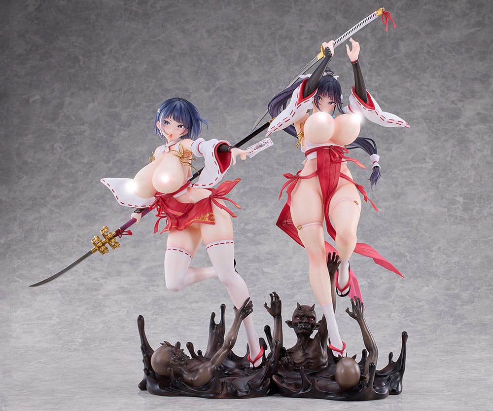 Original Character Statuen 2er-Set 1/6 Sakuya Todo & Iori Todo Hentai Yokina