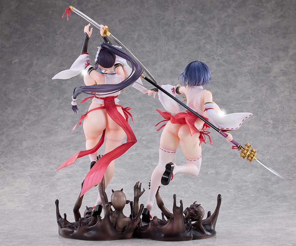 Original Character Statuen 2er-Set 1/6 Sakuya Todo & Iori Todo Hentai Yokina