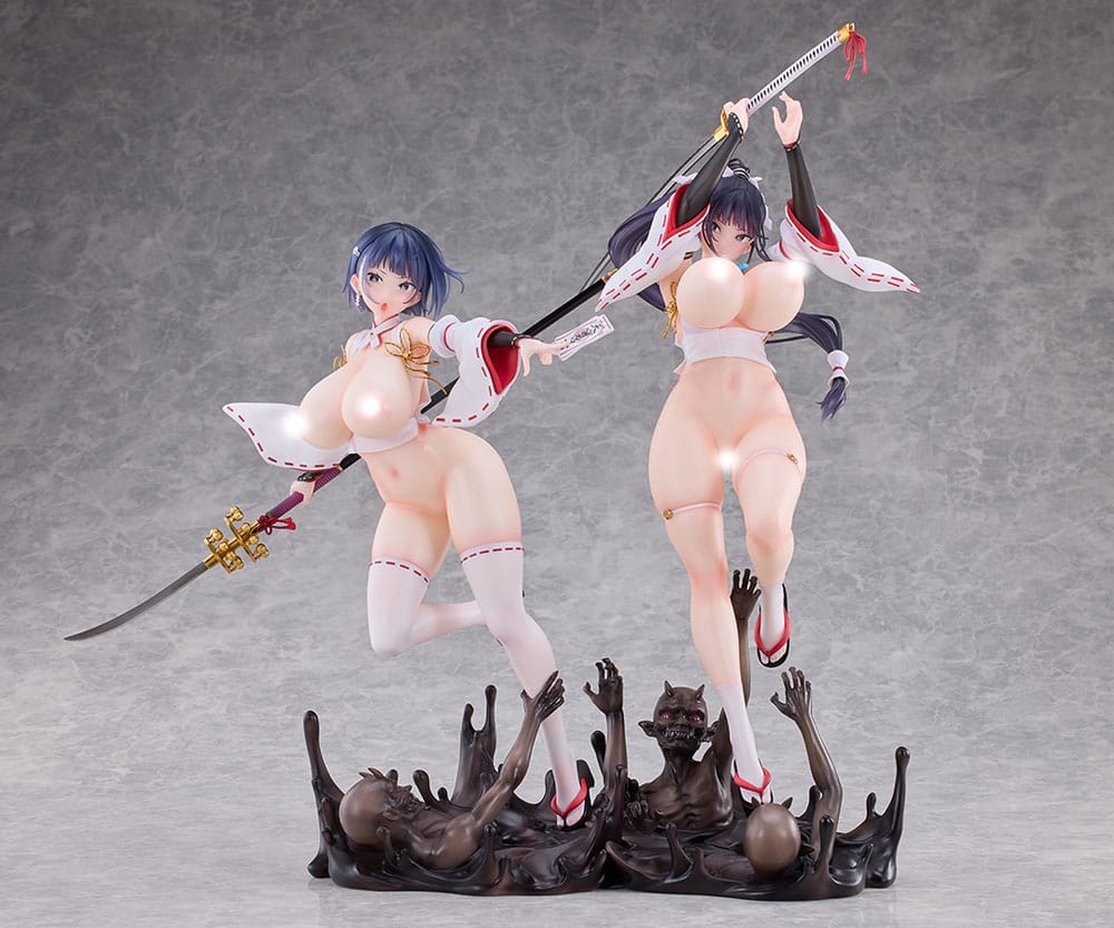 Original Character Statuen 2er-Set 1/6 Sakuya Todo & Iori Todo Hentai Yokina