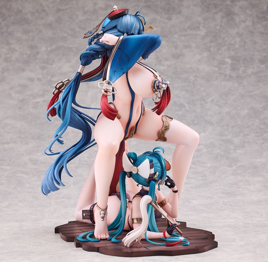 Kyonshi Brothel Statuen 2er-Set 1/6 Kyonshi En & Taoist Rin Hentai Yokina