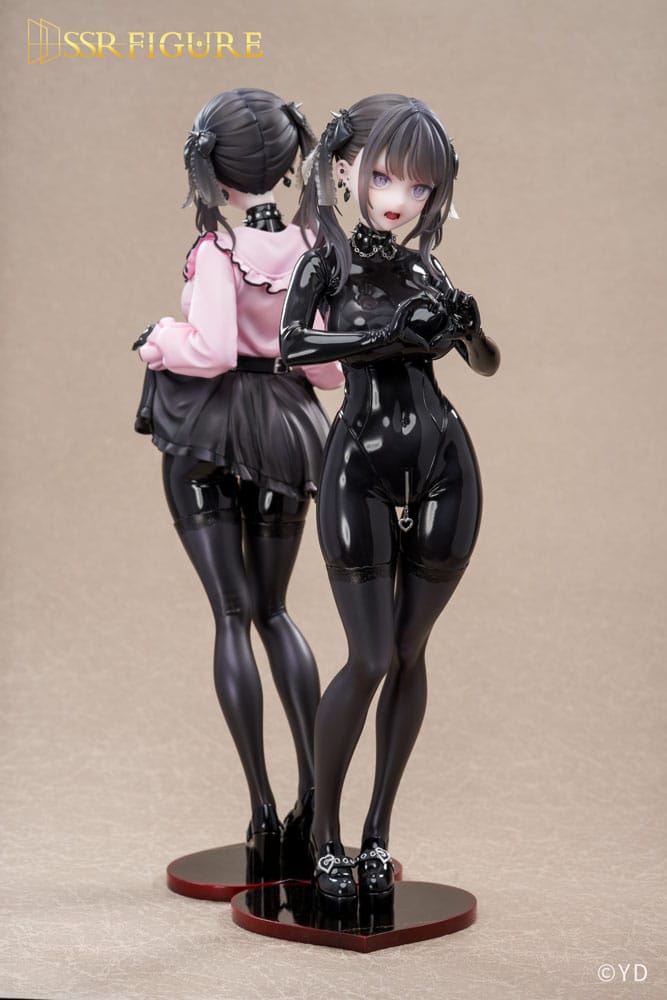 Original Character SSR PVC Statue 1/6 Dear My Rubber Kurokawa Miu illustration by YD Deluxe Edition 28 cm Scalefiguren Yokina