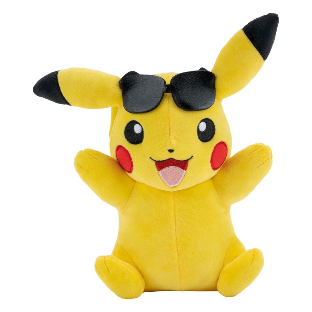 Pokémon Plüschfigur Pikachu mit Sonnenbrille 20 cm Plüschtier Yokina