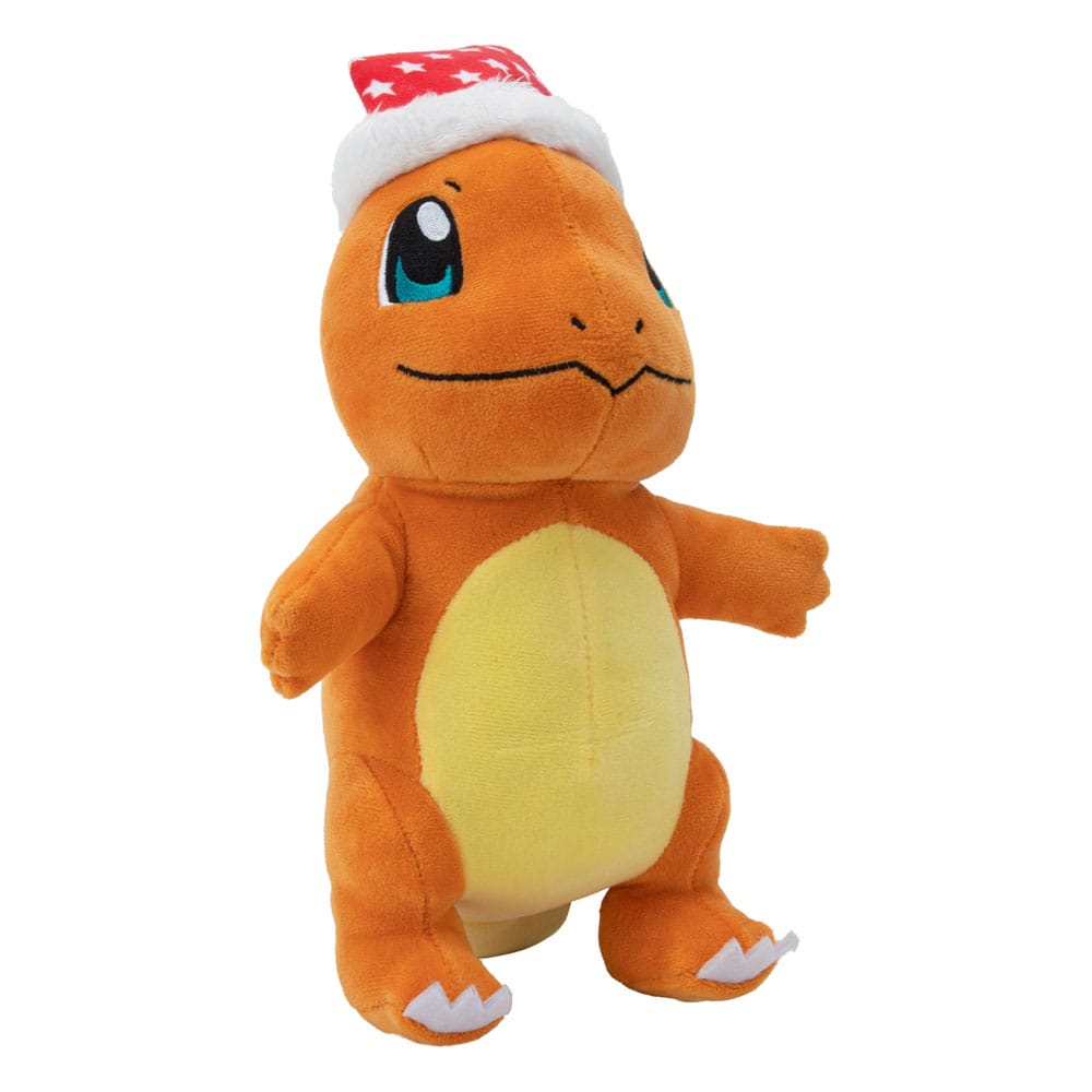 Pokémon Plüschfigur Winter Glumanda mit Weihnachtsmütze 20 cm Plüschtier Yokina
