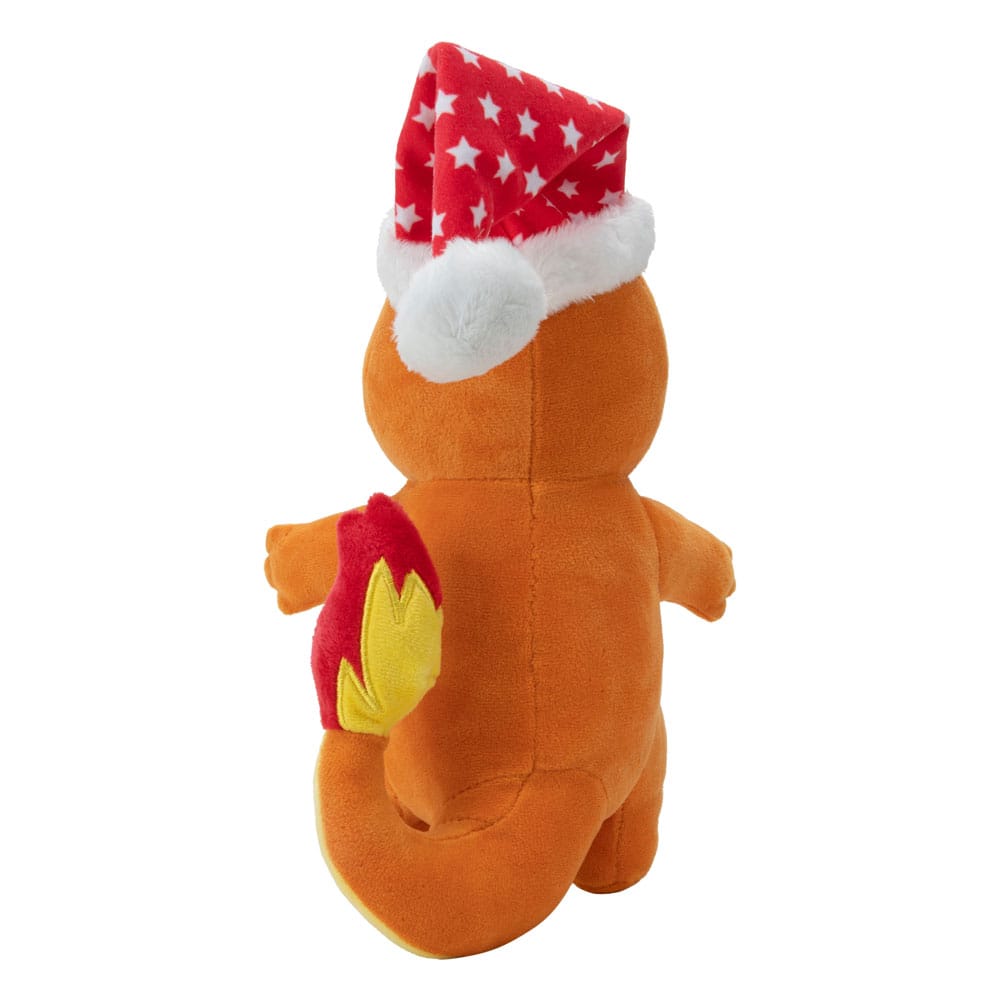 Pokémon Plüschfigur Winter Glumanda mit Weihnachtsmütze 20 cm Plüschtier Yokina