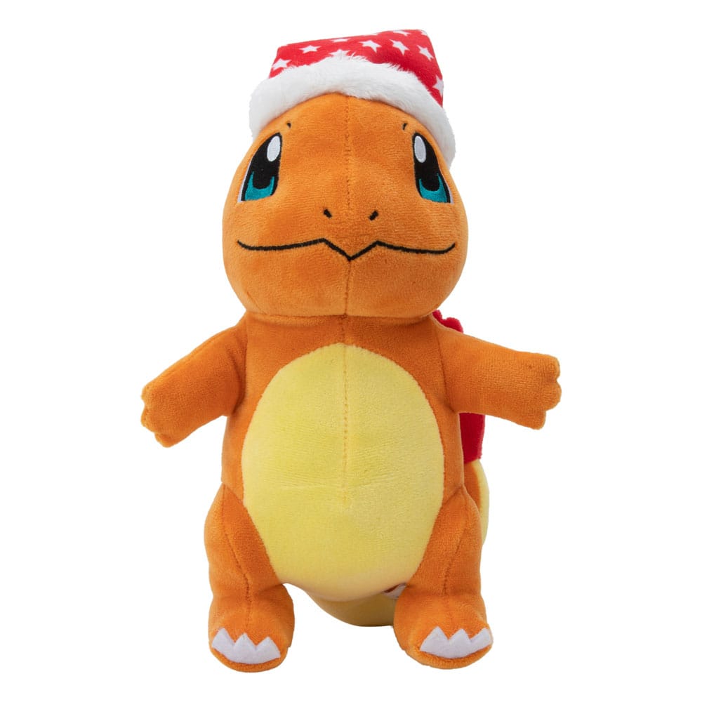 Pokémon Plüschfigur Winter Glumanda mit Weihnachtsmütze 20 cm Plüschtier Yokina