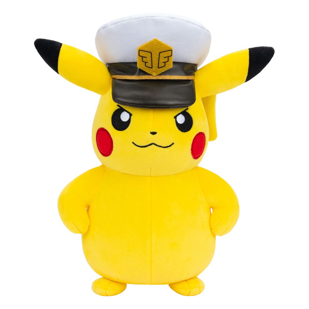 Pokémon Plüschfigur Captain Pikachu 20 cm Plüschtier Yokina