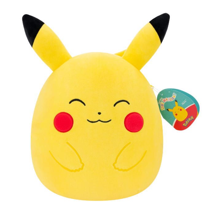 Pokémon Squishmallows Plüschfigur Glückliches Pikachu 25 cm Plüschtier Yokina