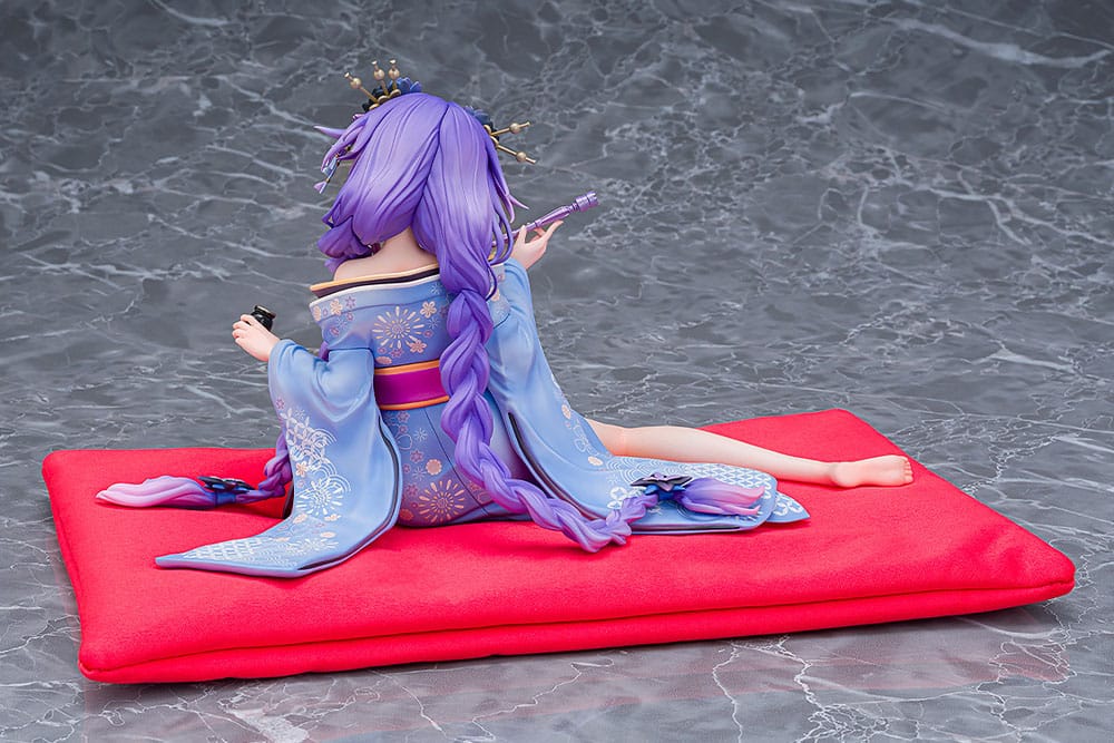 Neptunia x Shinobi Master Senran Kagura: New Link Statue 1/7 Purple Heart Kimono Ver. 13 cm Scalefiguren Yokina