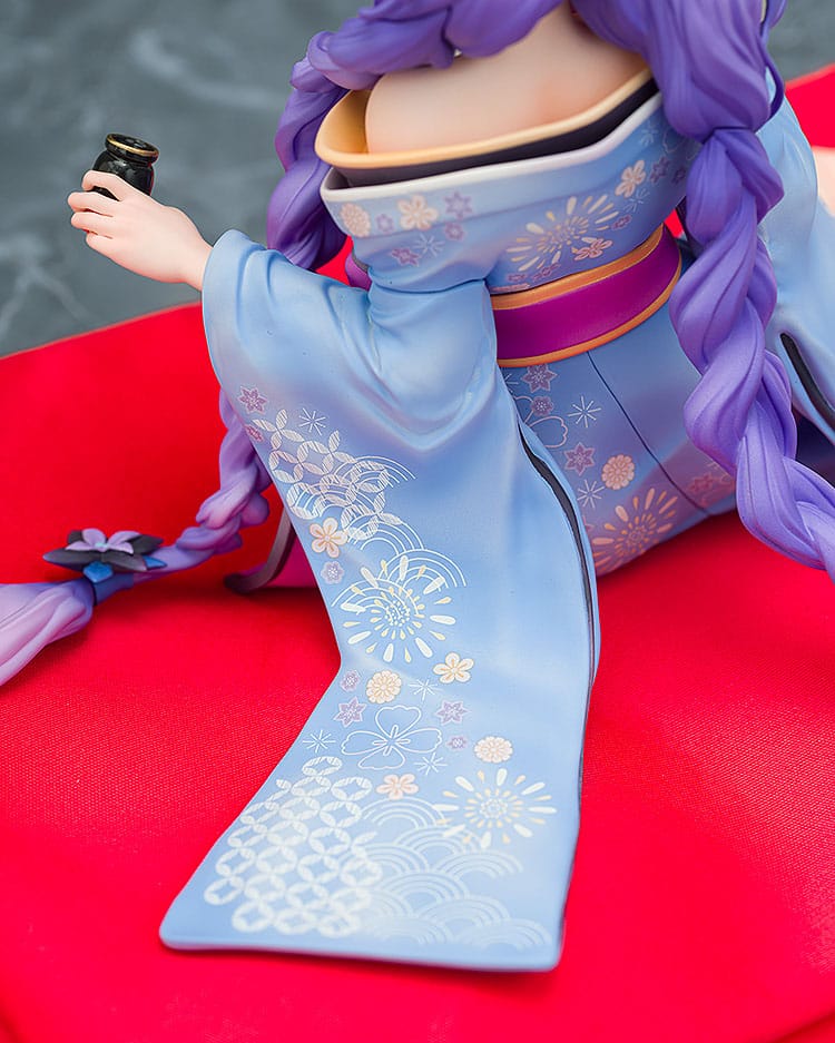 Neptunia x Shinobi Master Senran Kagura: New Link Statue 1/7 Purple Heart Kimono Ver. 13 cm Scalefiguren Yokina