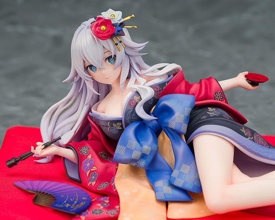 Neptunia x Shinobi Master Senran Kagura: New Link Statue 1/7 Black Heart Kimono Ver. 10 cm Scalefiguren Yokina