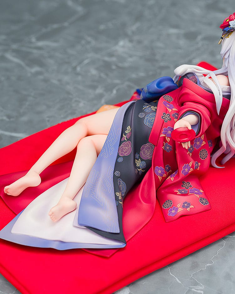 Neptunia x Shinobi Master Senran Kagura: New Link Statue 1/7 Black Heart Kimono Ver. 10 cm Scalefiguren Yokina