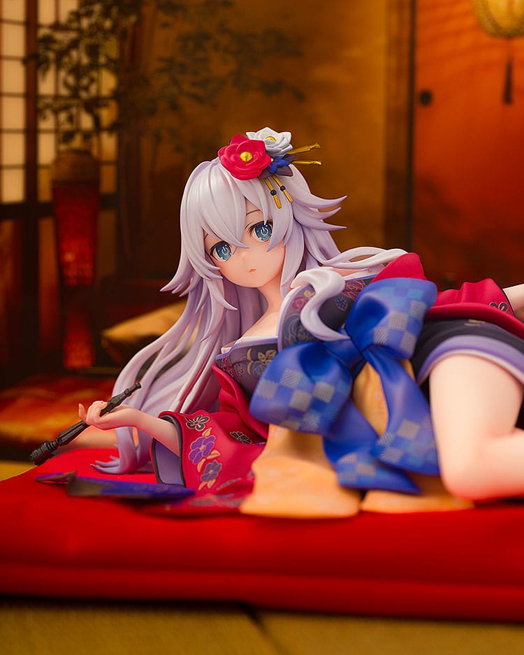 Neptunia x Shinobi Master Senran Kagura: New Link Statue 1/7 Black Heart Kimono Ver. 10 cm Scalefiguren Yokina