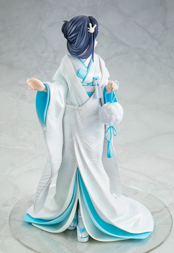 Rascal Does Not Dream of a Bunny Girl Senpai Statue 1/7 Mai Sakurajima White Kimono Ver. 23 cm Scalefiguren Yokina