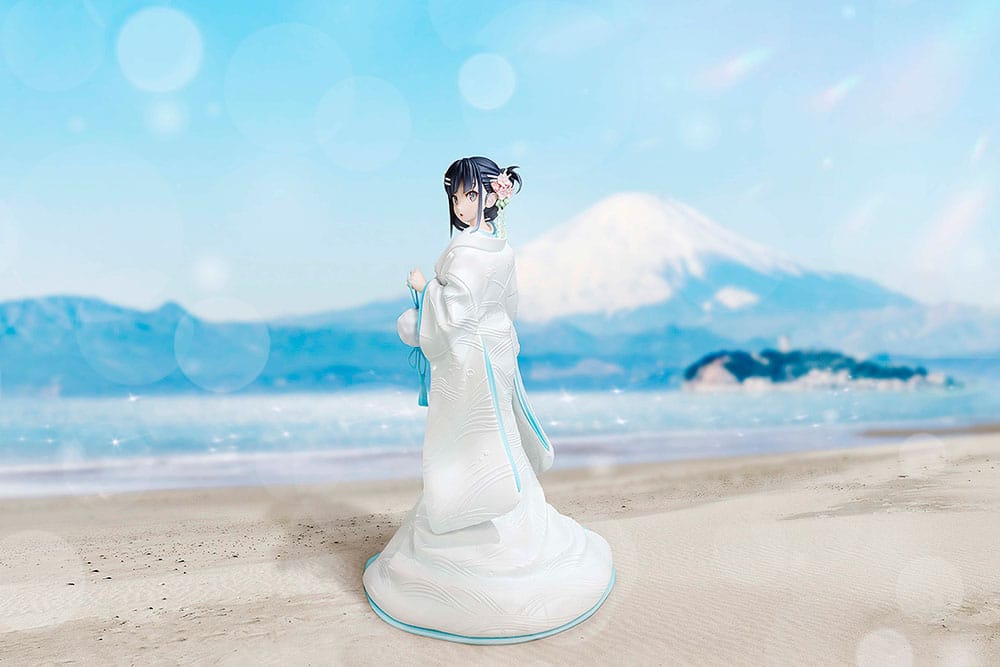 Rascal Does Not Dream of a Bunny Girl Senpai Statue 1/7 Mai Sakurajima White Kimono Ver. 23 cm Scalefiguren Yokina