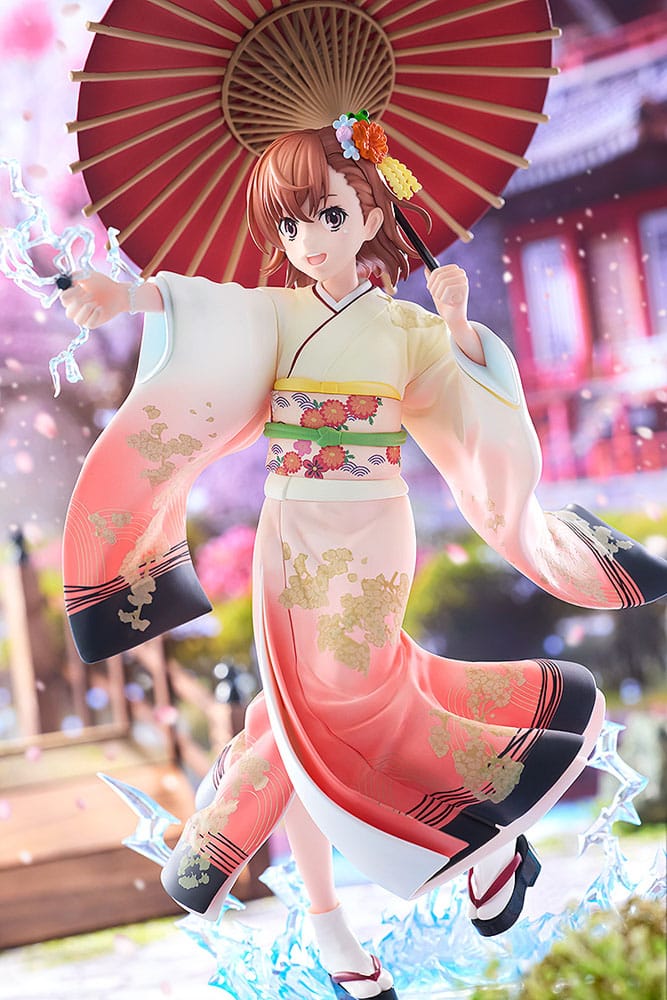 A Certain Scientific Railgun T Statue 1/7 Mikoto Misaka Furisode Kimono Ver. 28 cm Scalefiguren Yokina