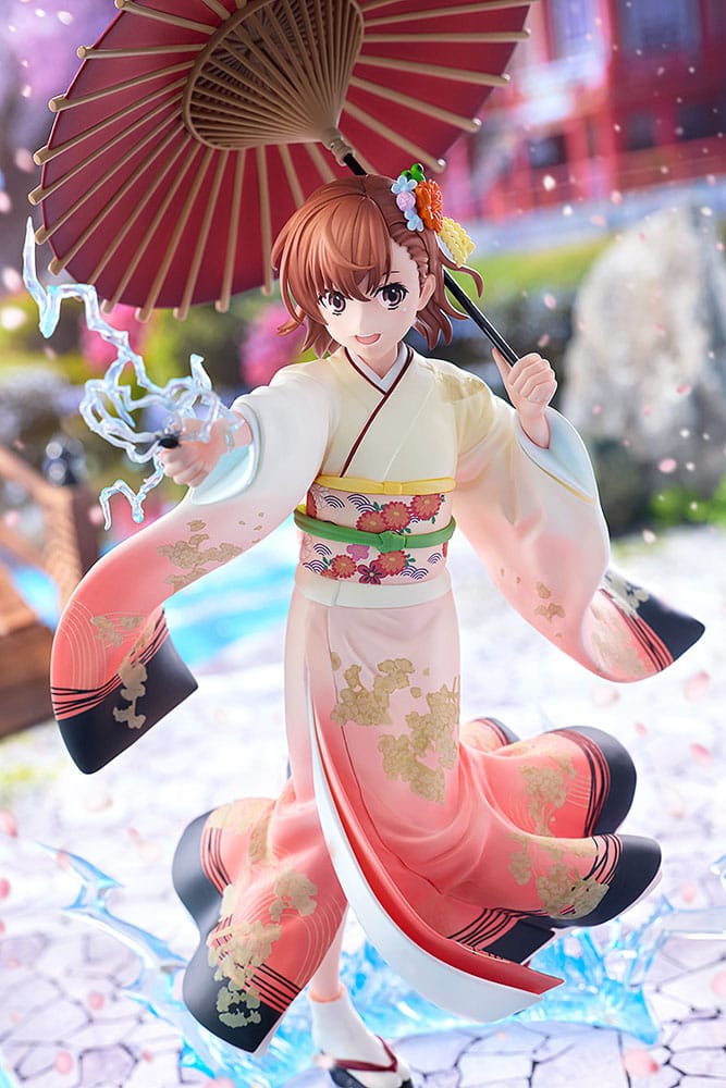 A Certain Scientific Railgun T Statue 1/7 Mikoto Misaka Furisode Kimono Ver. 28 cm Scalefiguren Yokina
