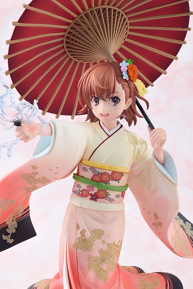 A Certain Scientific Railgun T Statue 1/7 Mikoto Misaka Furisode Kimono Ver. 28 cm Scalefiguren Yokina