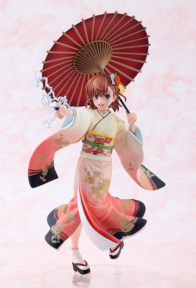 A Certain Scientific Railgun T Statue 1/7 Mikoto Misaka Furisode Kimono Ver. 28 cm Scalefiguren Yokina