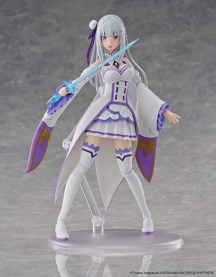 Re:Zero Starting Life in Another World Plastic Model Kit Emilia 16 cm Figmas Yokina
