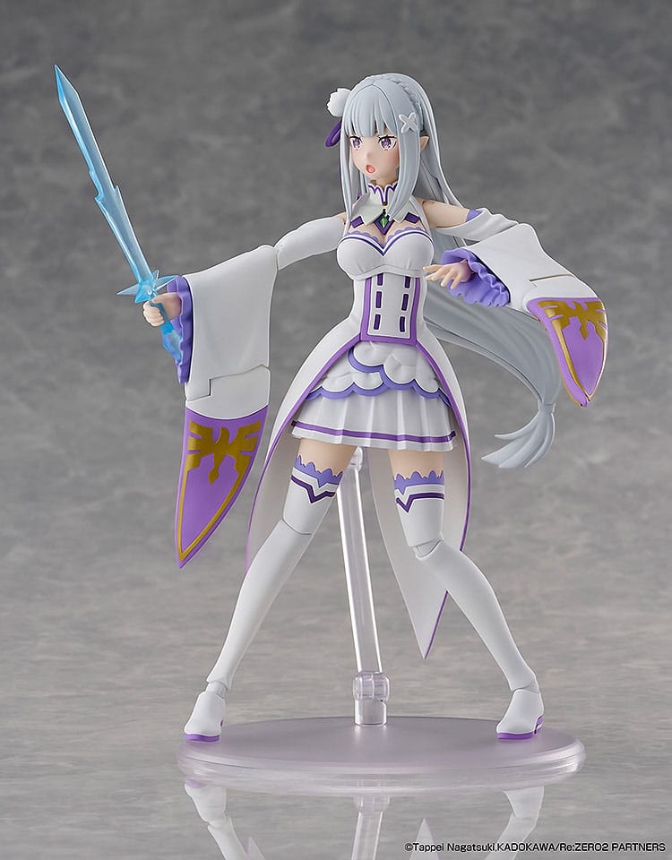 Re:Zero Starting Life in Another World Plastic Model Kit Emilia 16 cm Figmas Yokina