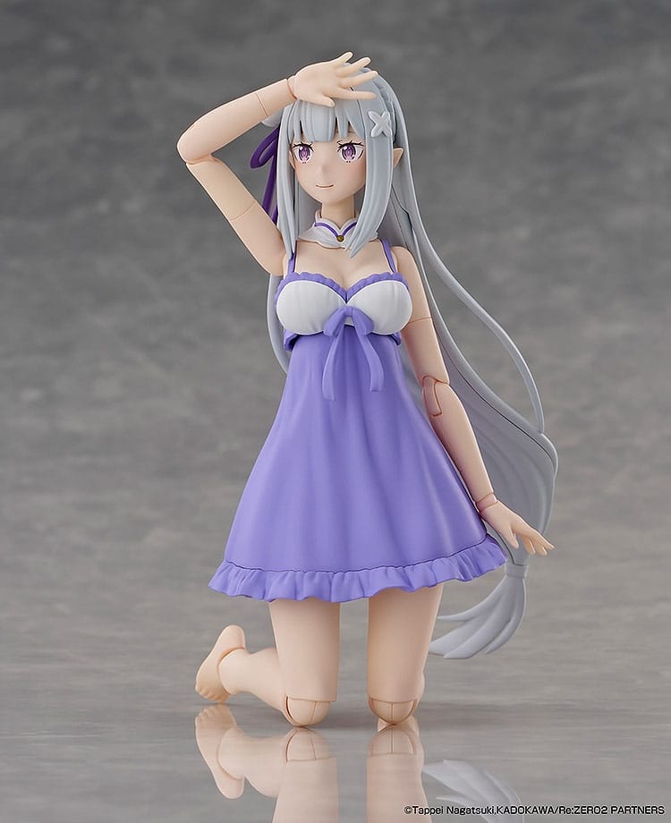 Re:Zero Starting Life in Another World Plastic Model Kit Emilia DX Ver. 16 cm Figmas Yokina