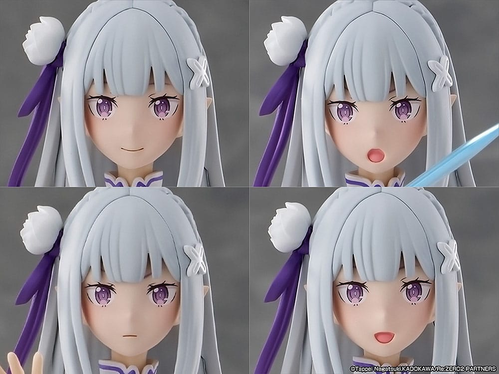 Re:Zero Starting Life in Another World Plastic Model Kit Emilia DX Ver. 16 cm Figmas Yokina