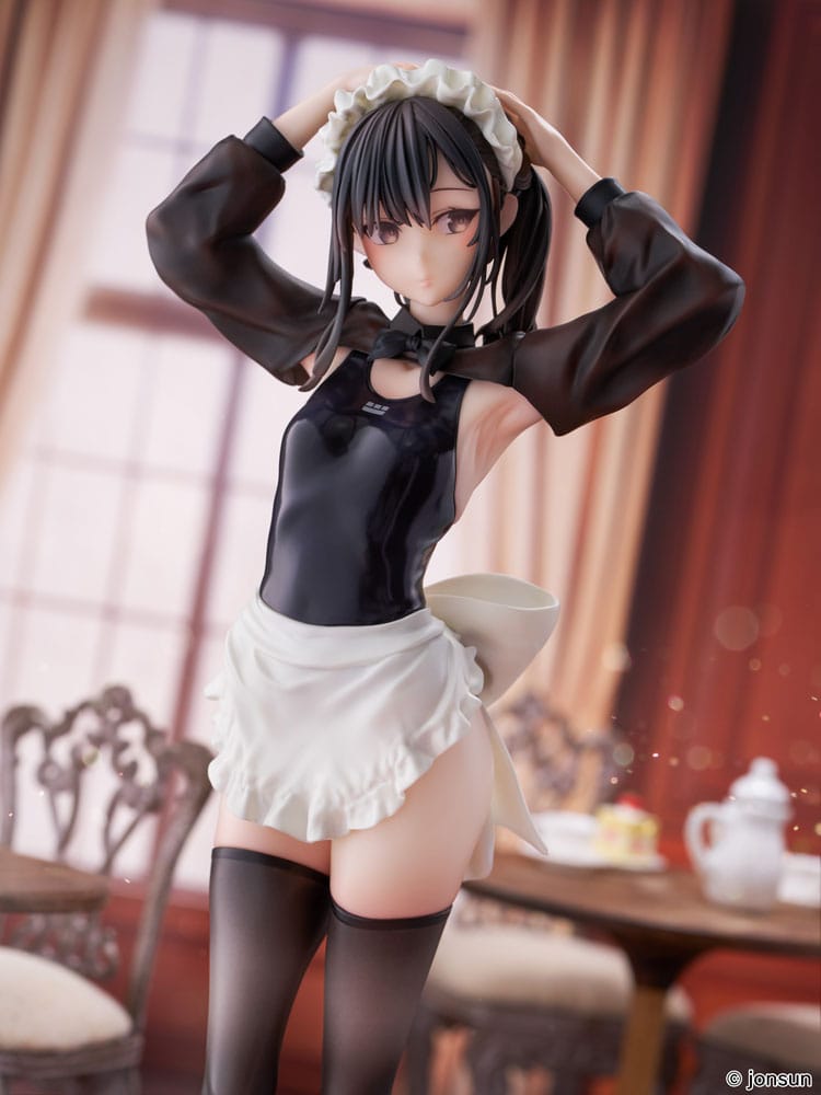 Original Character PVC Statue 1/6 Sakura Shiori Competition Swimsuit Maid 27 cm Scalefiguren Yokina
