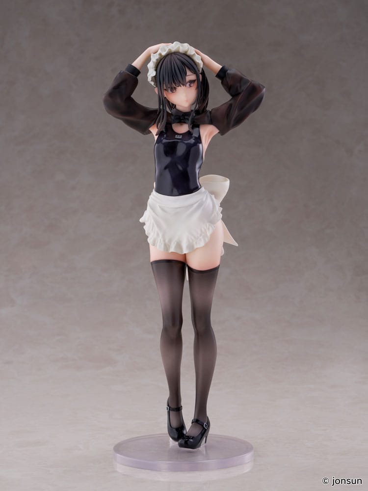 Original Character PVC Statue 1/6 Sakura Shiori Competition Swimsuit Maid 27 cm Scalefiguren Yokina