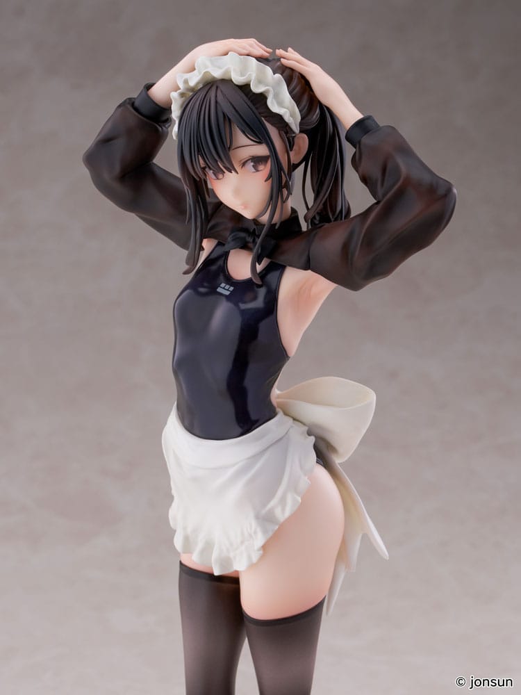 Original Character PVC Statue 1/6 Sakura Shiori Competition Swimsuit Maid 27 cm Scalefiguren Yokina